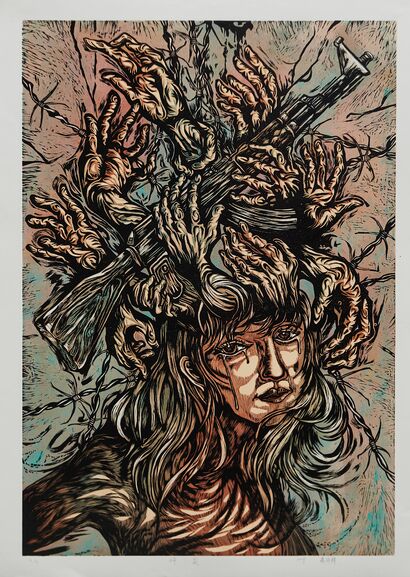 The Power of Hands - a Paint Artowrk by Yung Han Hsiao